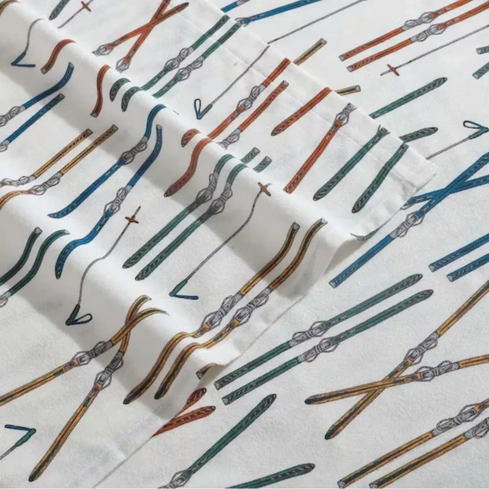 Eddie Bauer Ski Line Cotton Flannel Sheet Set